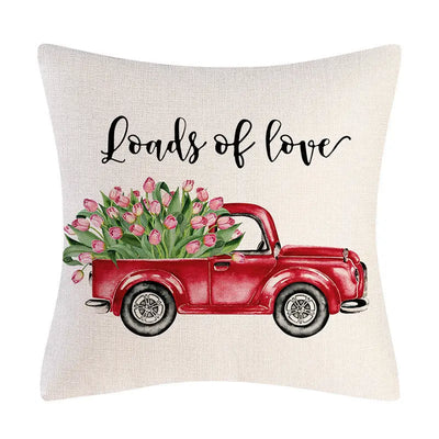 Ramiart Valentine's Day Linen Pillowcase Holiday Gift - RAMI ART