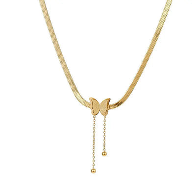 Ramiart Necklace Small Butterfly small butterfly jewelry - RAMI ART