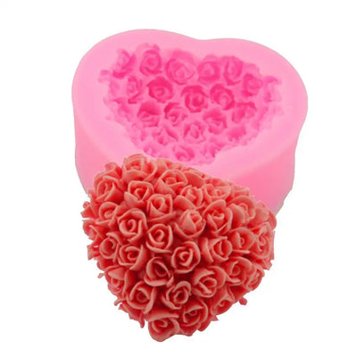 Ramiart Valentines Day Gift Valentine's Day Love Rose Silicone Mould Home Supplies - RAMI ART