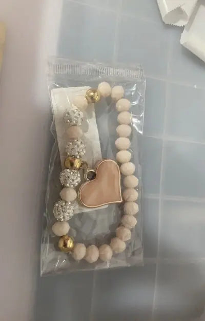 Ramiart Elastic Crystal  Bracelet & Bangle Heart Bracelets - RAMI ART