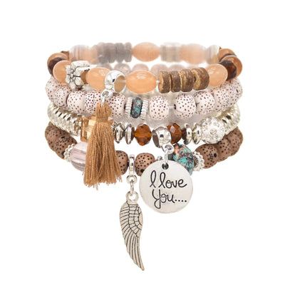 Ramiart  Ethnic Style Multi-layer Couple Bracelets - RAMI ART