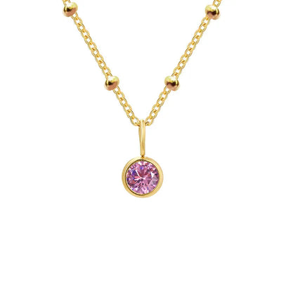 GDiamond Necklace Ramiart Popular Necklace Diamond Birthstone Necklace - RAMI ART