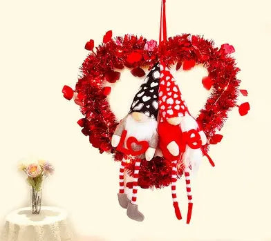 Ramiart Valentine's Day Ornament Gift Faceless Doll Garland Valentine's Day Atmosphere Garland - RAMI ART